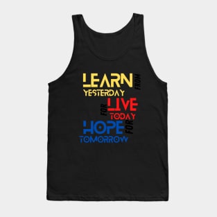 Motivational Quote Tank Top